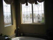 Master Bath - Leaded Windows